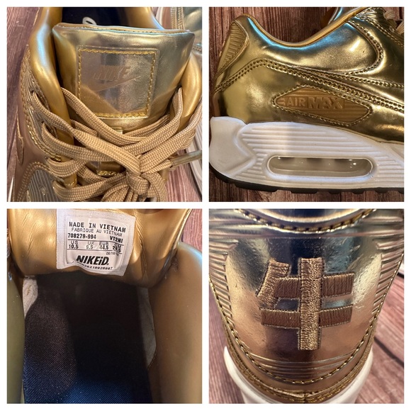 NIKE AIR MAX 90 PREMIUM ID "LIQUID GOLD"
Style # 708279 994 NIKEiD
No Box - Picture 2 of 13